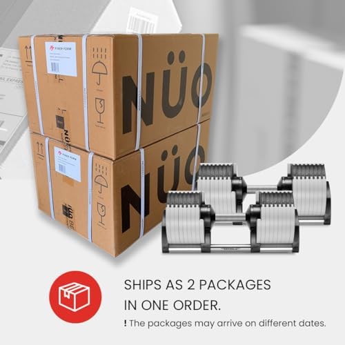 NUOBELL Adjustable Dumbbells 5-80 lbs: Versatile & Space-Saving, Perfect for Home Gym Enthusiasts & Workouts