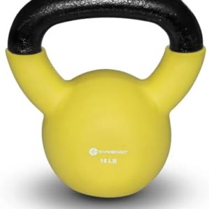 GYMEНИST Adjustable Iron Kettlebell with Neoprene Grip for Gym and Home Fitness Lovers | GYMEニST Kettlebell Weights wit