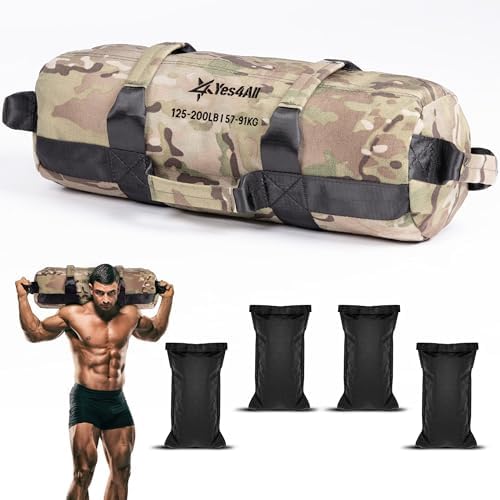 Yes4All Adjustable Sand Bags for Workout, Ideal for Home Gym and Fitness Lovers, Multiple Colors and Sizes Available (5