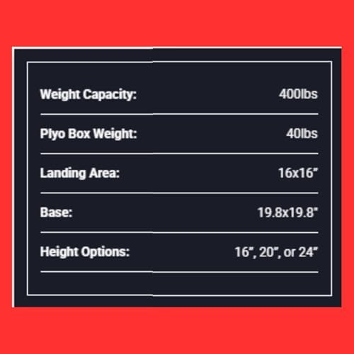 Adjustable Plyo Box for Home Gym Fitness Workout | Assembled Steel Jumping Boxes for Plyometric Training | Adjustable H