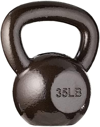 Amazon Basics Cast Iron Kettlebell for Home Gym Fitness Lovers at Home Workout | Amazon Basics Cast Iron Kettlebell for