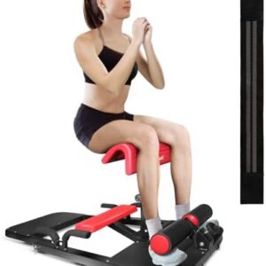 Yes4All Hip Thrust Machine with Resistance Bands for Glute Training | Glute Machine and Sissy Squat Machine by Yes4All