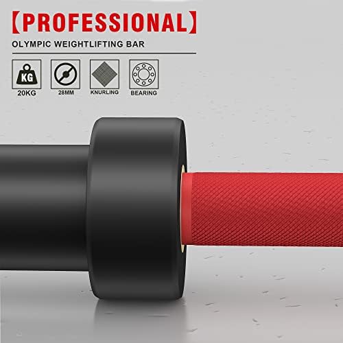 Olympic Barbell for Weightlifting 700LB, Fitness Buffs, Home Gym, Strength Training, 9'9" Long