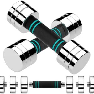 LIFERUN Adjustable Dumbbells for Home Gym Workouts | LIFERUN Steel Adjustable Dumbbells Set for Fitness Enthusiasts | L