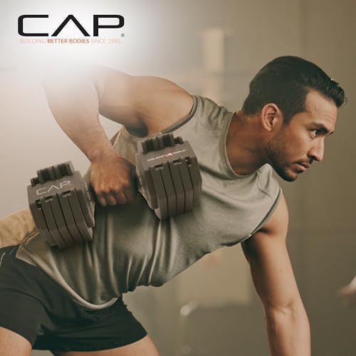 Adjustable Barbell 55 lb Hex Dumbbell Weights - Singles & Pairs | Multiple Handle Options | Fitness Enthusiasts | Home G