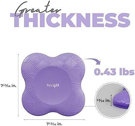 Yes4All Extra Thick Yoga Knee Pads for Women Men Fitness, Travel, Pilates Exercise Yes4All Extra Thick Yoga Knee Pads,
