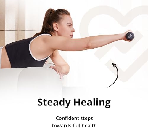 Portzon Dumbbells 10 Colors Options 1-15LB Anti-Slip Anti-Roll Hex Shape