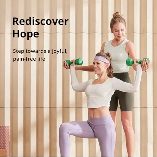 Portzon Dumbbells 10 Colors Options 1-15LB Anti-Slip Anti-Roll Hex Shape