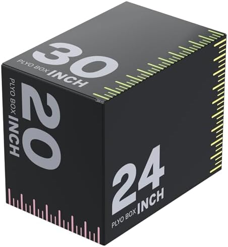 3-in-1 Pro-Duty HIIT Exercise Foam Plyo Box for Fitness Enthusiasts at Home Gym