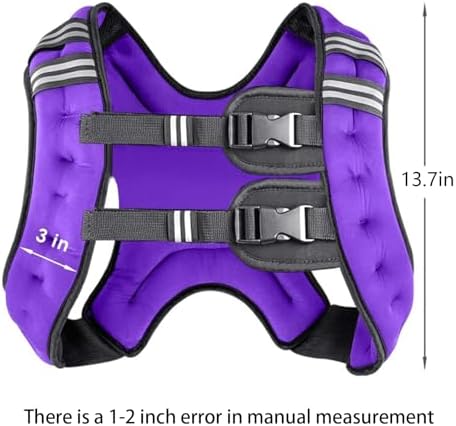Prodigen Weighted Vest for Women and Men 8 12 16 20 25 30 Lbs for Strength Training and Cardio