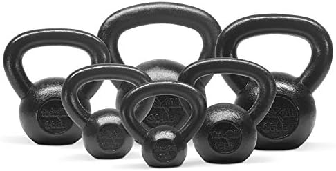 Yes4All Kettlebell Sets, Strength Training Kettlebells, Multi-Level from Beginners to Pros, Home Gym, Cast Iron, Wide Ha