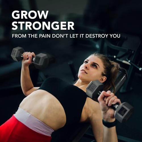 Yes4All Chrome/Rubber Grip Encased Hex Dumbbells – Fitness Equipment For Home/Gym Use –Perfect for Beginners and Advance