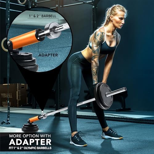 Yes4All T-Bar Row Plate Post Insert Landmine Attachment - Fitness Equipment for Home Gyms & CrossFit Boxes - Full 360° S