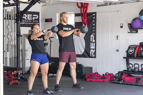 REP Fitness Adjustable Kettlebells, Cast Iron, Strength Training, Home Gym, Women, Men, Full-Body Workout