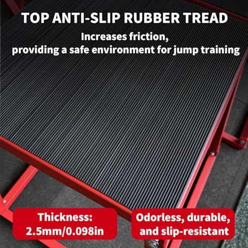 Anti-slip exercise step up box for strength and conditioning training | Durable home gym plyo box for fitness enthusias