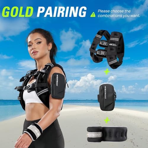 Weighted Vest for Women 20 lb Weight Vest with Ironsand for Walking Strength Training Running Workout