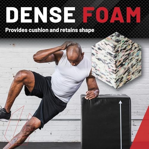 Lifeline Fitness 3-in-1 Foam Plyo Box - Ideal Exercise Equipment for Home Gym Enthusiasts - Essential Plyometric Jump Bo