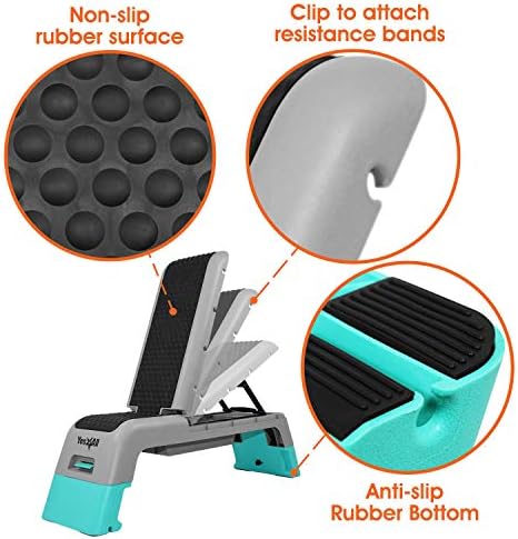 Yes4All Multifunctional Aerobic Deck for Cardio Workouts and Strength Training | Yes4All Versatile Fitness Station Weig