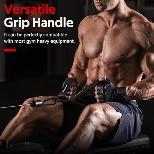Renranring Replacement Handles for Gym Cable Machines - Strong & Durable Exercise Accessories for Home and Commercial U