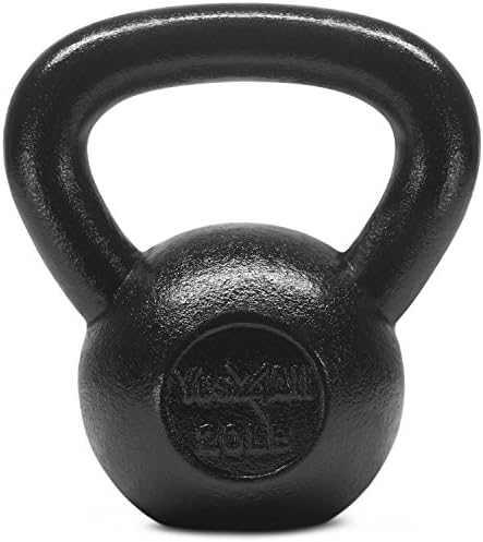 Yes4All Kettlebell Sets, Strength Training Kettlebells, Multi-Level from Beginners to Pros, Home Gym, Cast Iron, Wide Ha
