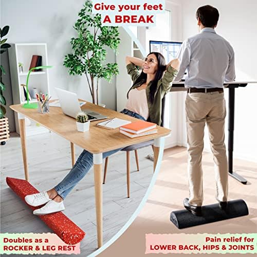 Yes4All High-Density EPP Half Round Back Roller Foam - Yoga, Pilates & Stretching - 12, 18, 24, 36 inch Yes4All High-D