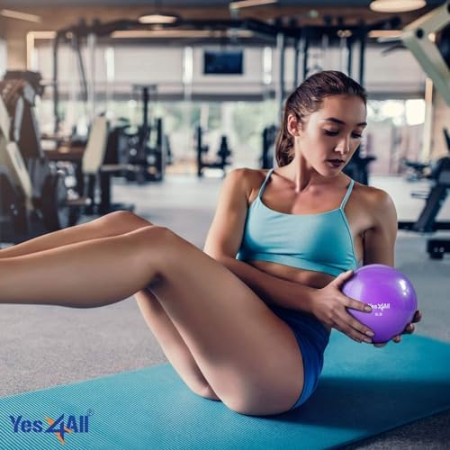 Yes4All Weighted Toning Balls for Exercise and Pilates | Yes4All Soft Medicine Balls for Balance and Flexibility Traini