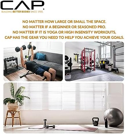CAP Barbell Adjustable Dumbbell Weight Set for Home Gym Fitness Lovers | Ideal for Home Workouts and Muscle Building |