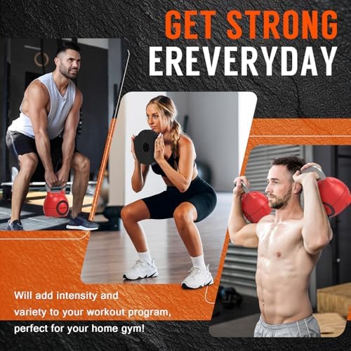 Quickly Adjusts 7 Weights HXD-Ergo Adjustable Kettlebell Set for Home Gym Enthusiasts | Ergonomic Kettlebell Set HXD-Er