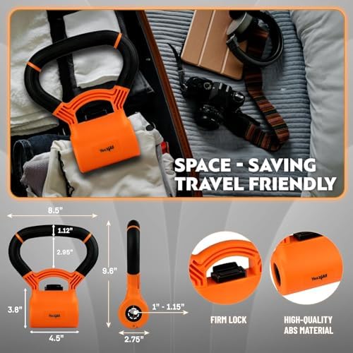 Yes4All Kettlebells Grip, Dumbbell Grip Handle, Kettlebell for Home Gym, Convert Dumbbells into Kettlebells for Home Wor