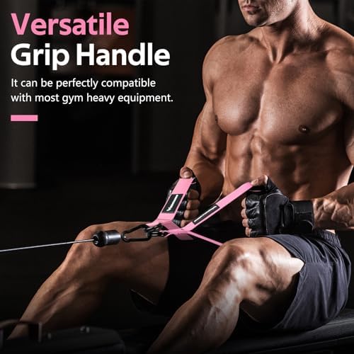 Renranring Replacement Handles for Gym Cable Machines - Strong & Durable Exercise Accessories for Home and Commercial U