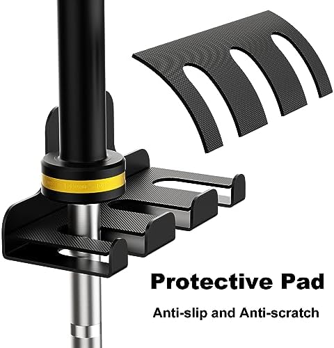 Olympic Barbell Hanger, Garage Gym Bar Wall Rack, Space Saving Home Gym Accessory