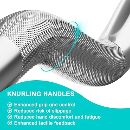 Olympic Barbell for Weightlifting 700LB, Fitness Buffs, Home Gym, Strength Training, 9'9" Long