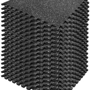 Rubber Top EVA Foam Exercise Mat 72 Sq Ft for Home Gym Use | Foam Interlocking Rubber Top EVA Foam Exercise Mat 72 Sq F