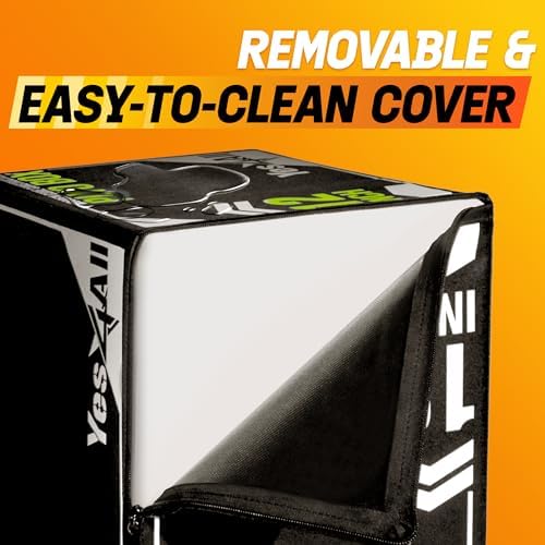 Yes4All Non-Slip Multi-Use Cushioned Plyometric Jump Box for Jumping, Conditioning, Strength Training - 20x18x16 Inches