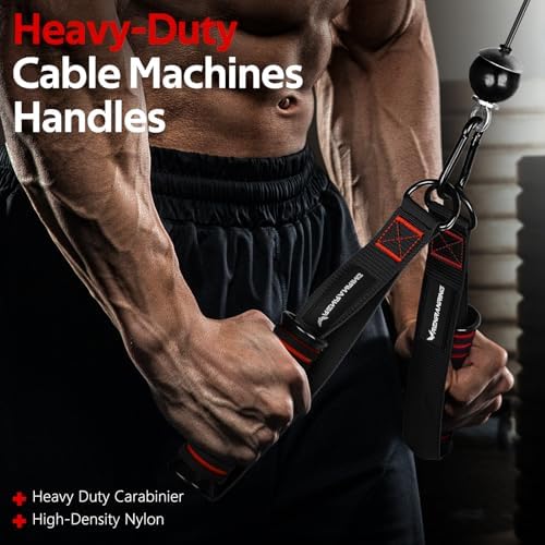 Renranring Replacement Handles for Gym Cable Machines - Strong & Durable Exercise Accessories for Home and Commercial U