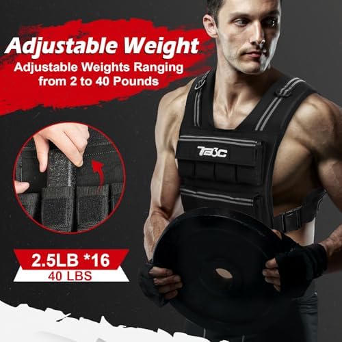 Men and Women Adjustable Weighted Vest 30lbs for Strength Training and Running Women Adjustable Weighted Vest 30lbs wi
