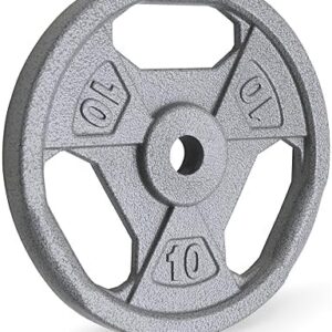 MARCY Classic 1" Cast Iron Standard Grip Plates for Strength Training Lovers at the Gym | MARCY Classic 1" Cast Iron St