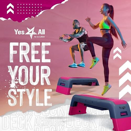 Yes4All Multifunctional Aerobic Deck for Cardio Workouts and Strength Training | Yes4All Versatile Fitness Station Weig