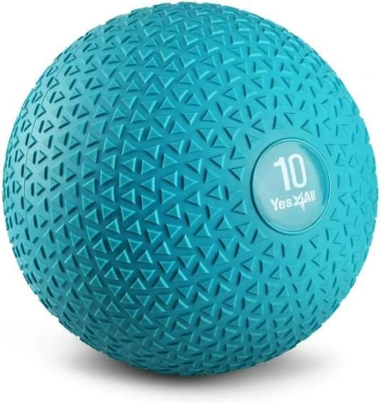 Yes4All Slam Balls, Durable PVC Sand Filled, Core Strengthening Workout Ball for Fitness Enthusiasts at Home Gym
