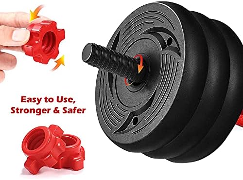 Adjustable Dumbbells Set for Home Gym Work Out Training | Free Weight with Connecting Rod Ideal for Fitness Enthusiasts