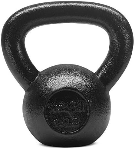Yes4All Kettlebell Sets, Strength Training Kettlebells, Multi-Level from Beginners to Pros, Home Gym, Cast Iron, Wide Ha