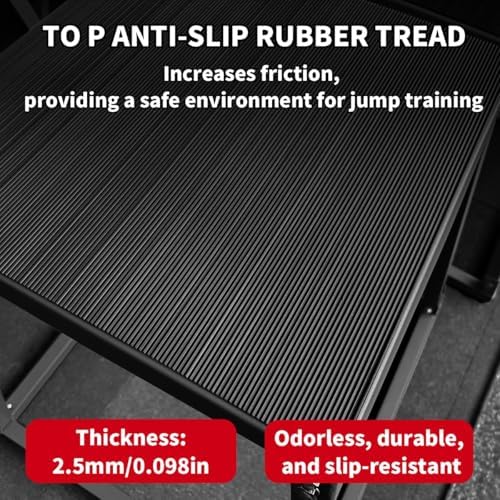 Anti-slip exercise step up box for strength and conditioning training | Durable home gym plyo box for fitness enthusias