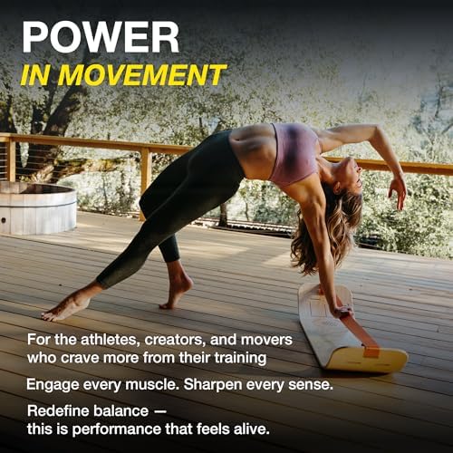 Gibbon SlackBoard Balance Board for Kids & Adults - 1 & 2 Line Options - Core Workout & Standing Desk Exercise Tool - Ho