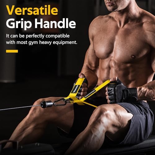 Renranring Replacement Handles for Gym Cable Machines - Strong & Durable Exercise Accessories for Home and Commercial U