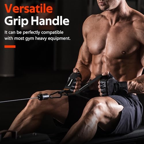 Renranring Replacement Handles for Gym Cable Machines - Strong & Durable Exercise Accessories for Home and Commercial U