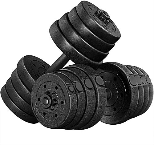 Yaheetech Adjustable Dumbbells Weight Set for Women & Men Home Gym Fitness Equipment