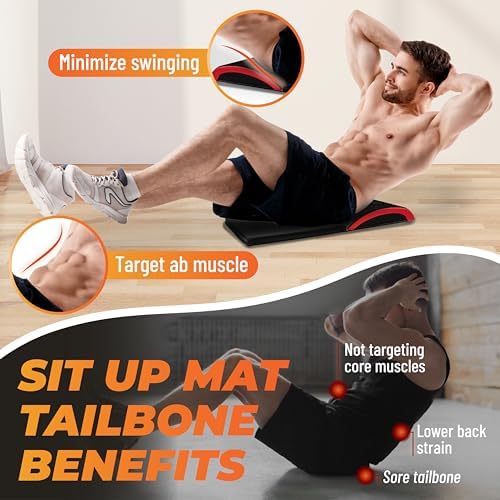 Yes4All Abdominal Exercise Pads for Core Training and Back Stretching Sit Up Mat | Yes4All Foldable Ab Workout Equipmen