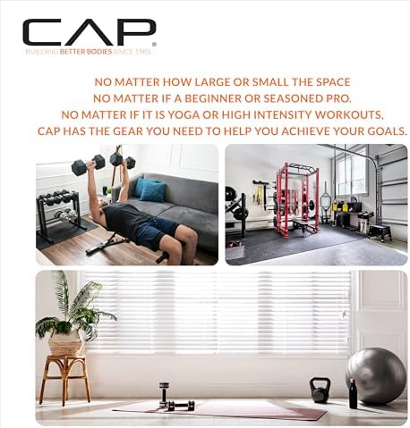 CAP Barbell Adjustable Dumbbell Weight Set for Home Gym Fitness Lovers | Ideal for Home Workouts and Muscle Building |
