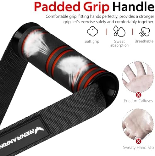 Renranring Replacement Handles for Gym Cable Machines - Strong & Durable Exercise Accessories for Home and Commercial U