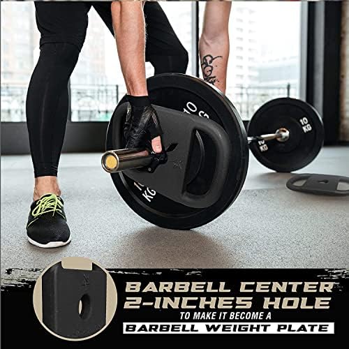 Yes4All Cast Iron Rucking Weight for Weighted Walking and Lifting - Tactical Strength Training, 20 LB | Yes4All Cast Ir